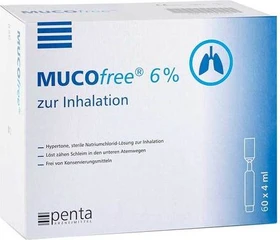Penta Mucofree 6% zur Inhalation Lösung Ampullen, 240ml (60x 4ml)