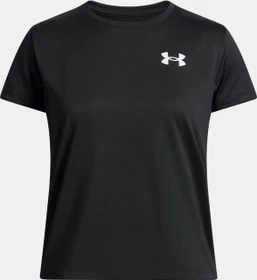 Under Armour Tech Funktionsshirt kurzarm schwarz/weiß (Junior)