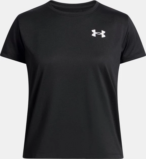 Under Armour Tech Funktionsshirt kurzarm schwarz/weiß (Junior)