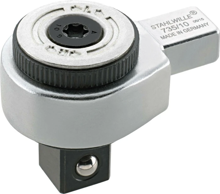 Stahlwille 735/20 Einsteck-Ratsche Steckschlüssel-Adapter 14x18mm, 1/2"