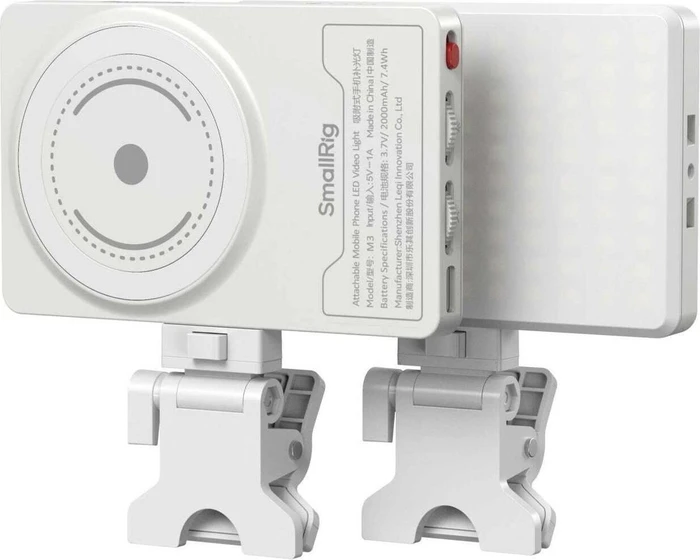 SmallRig M3 Aufsteckbares LED-Videolicht mit Clip Weiß