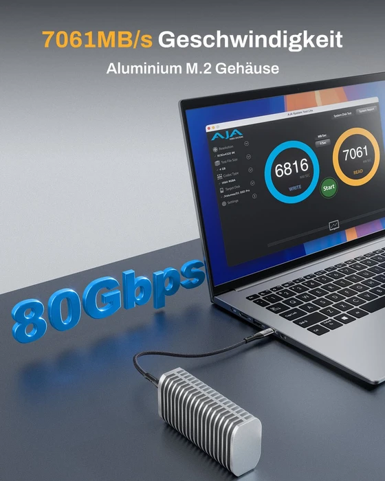 TerraMaster D1 SSD Pro, Thunderbolt 5 / USB4 v2