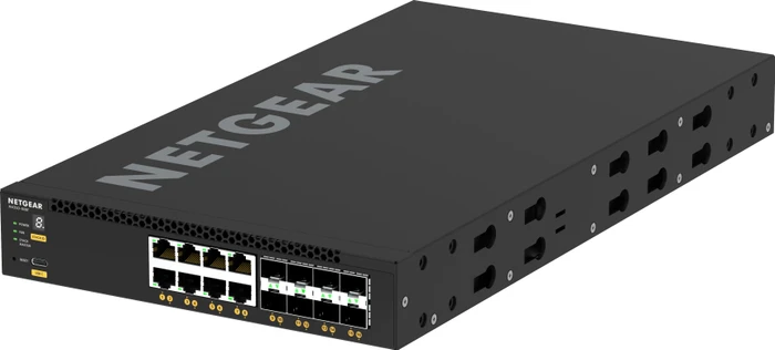 Netgear AVoIP M4350 Rackmount 10G Managed Switch, 8x RJ-45, 4x SFP+