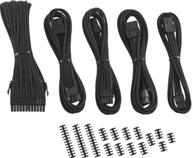 CableMod Classic ModFlex Cable Extension Kit, 8+6 Series, schwarz