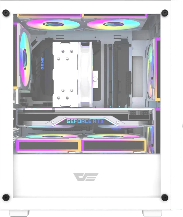 DarkFlash M305 White, Glasfenster