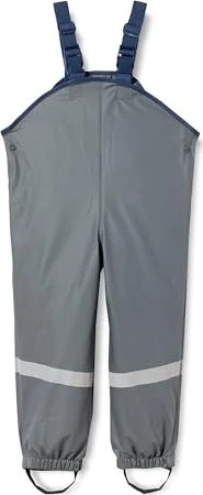 Playshoes Fleece Träger Matschhose lang dunkelgrau (Junior)