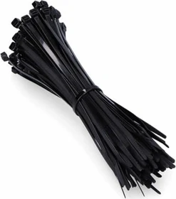 fischer UBN Kabelbinder, 7.2mm, 200mm, schwarz, 100er-Pack