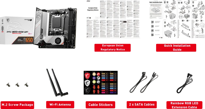 MSI MPG B650I Edge WIFI (AMD AM5)