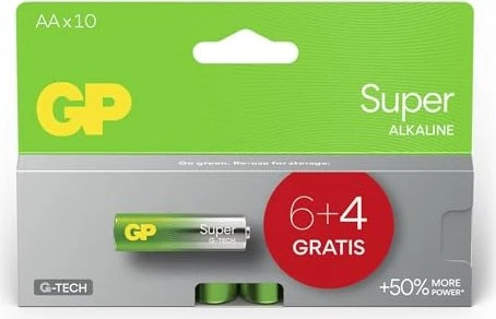 GP Batteries Super Alkaline Mignon AA, 10er-Pack