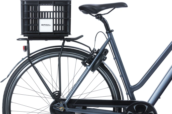 Basil Crate S Fahrradkorb schwarz