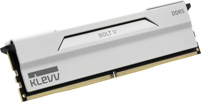 Klevv Bolt V Pure White UDIMM 32GB Kit, DDR5-6000, CL28-36-36-76