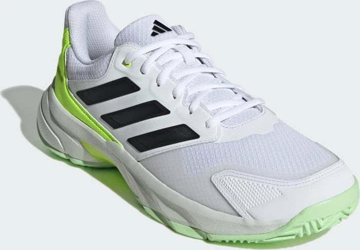 adidas CourtJam Control 3 cloud white/core black/lucid lemon