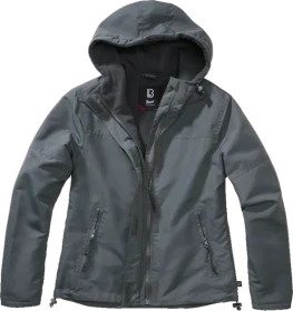Brandit Windbreaker Frontzip Jacke anthracite (Damen)