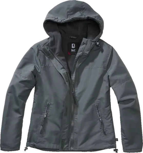 Brandit Windbreaker Frontzip Jacke anthracite (Damen)