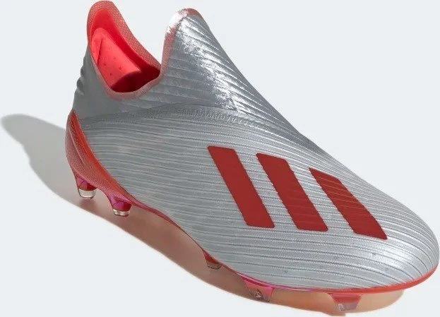 adidas X 19+ FG silver met./hi-res red/ftwr white (Herren)
