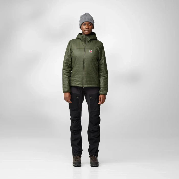 Fjällräven Expedition X-Lätt Hoodie Funktionsjacke deep forest (Damen)