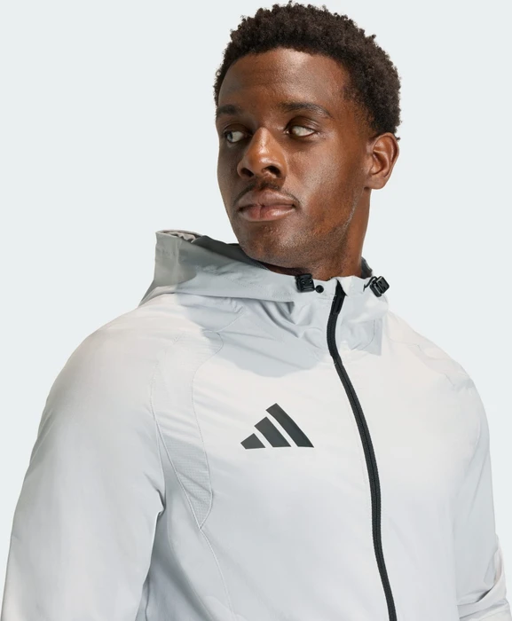 adidas Tiro Travel Windbreaker Funktionsjacke team light grey/black (Herren)