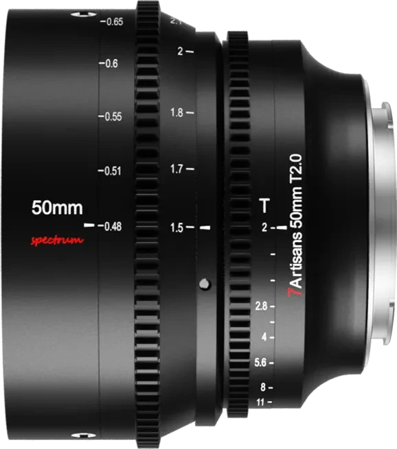 7artisans Spectrum 50mm T2.0 Full-Frame Cine für Canon RF