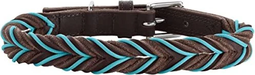 Hunter Halsband Solid Education Cord, 55, dunkelbraun (69323)