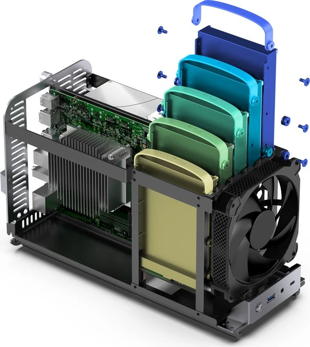 Jonsbo N1, grau, Mini-ITX