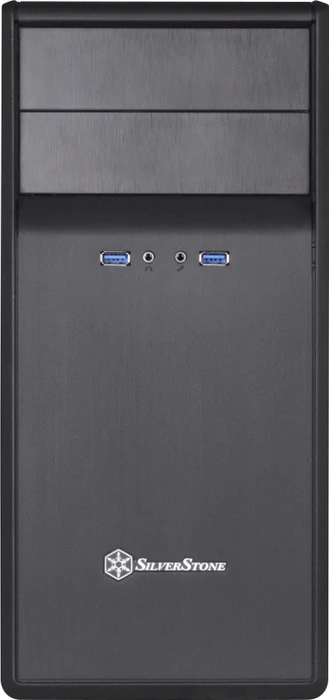 SilverStone Precision PS09 schwarz, schallgedämmt