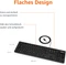 AmazonBasics flache Tastatur, USB, DE Vorschaubild