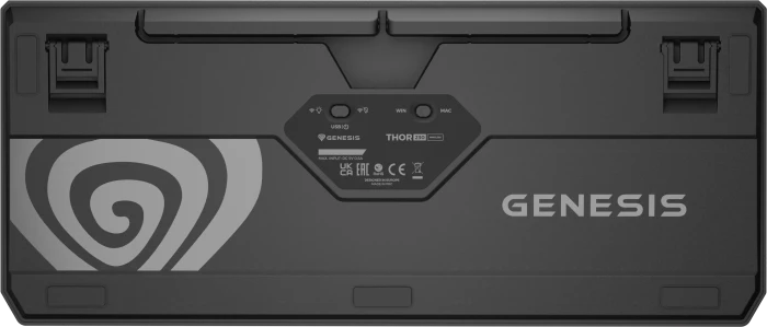 Genesis Thor 230 TKL Wireless, schwarz, LEDs RGB, hot-swap, Outemu Panda, USB/Bluetooth, US