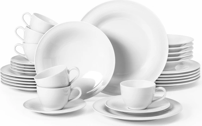 Seltmann Weiden Beat Kaffeeservice weiß, 30-tlg. (001.751423)