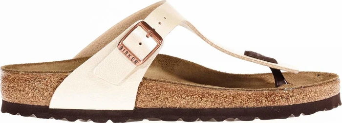 Birkenstock Gizeh Birko-Flor graceful pearl white (Damen)