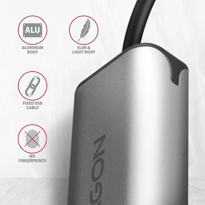 Axagon 2.5G LAN-Adapter, RJ-45, USB-A 3.0 [Stecker]