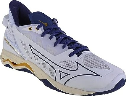 Mizuno Wave Mirage 5 Handballschuhe white/bribbon/mp gold