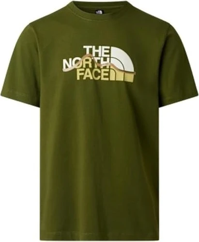 The North Face Mountain Line T-Shirt kurzarm woodland green (Herren)