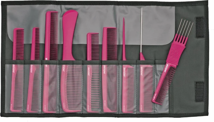 Jaguar A599-5 A-Line Kamm-Set pink metallic, 9-tlg.