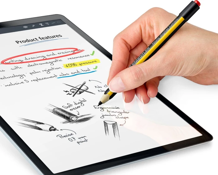 Staedtler Noris digital jumbo EMR Stylus, gelb/schwarz