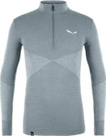 Salewa Zebru Responsive Half-Zip Funktionsshirt langarm flint stone (Herren)