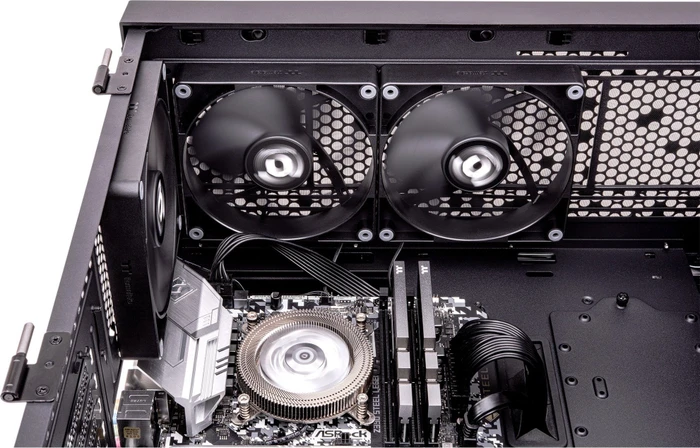 Thermaltake CT120 Black, schwarz, 120mm, 2er-Pack