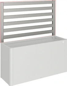 Biohort Rankgitter 102x4x91cm für Hochbeet quarzgrau-metallic