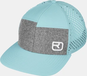 Ortovox Logo Air Trucker Kappe ice waterfall