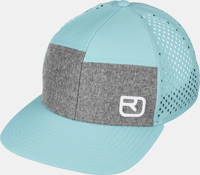 Ortovox Logo Air Trucker Kappe ice waterfall