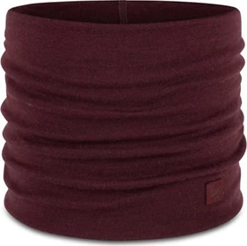 Buff Merino Heavyweight Schlauchtuch solid garnet