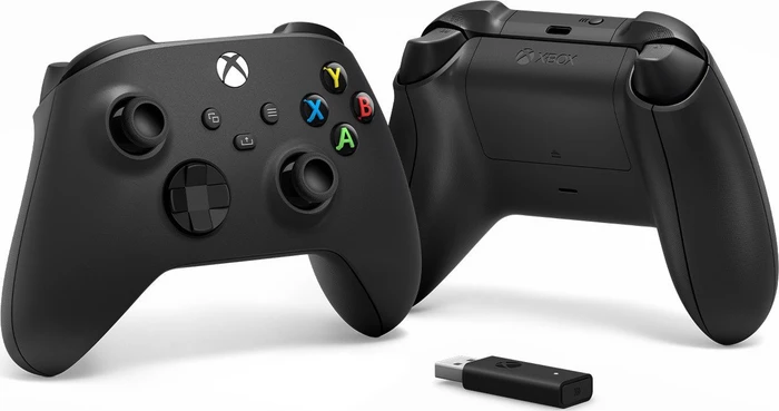Microsoft Xbox Series X Wireless Controller inkl. Drahtlosadapter für Windows (Xbox SX/Xbox One/PC)