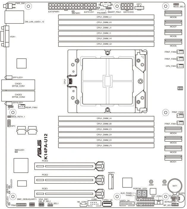 ASUS K14PA-U12/ASMB11 (AMD SP5)