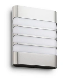 Philips myGarden Raccoon LED Wandleuchte edelstahl