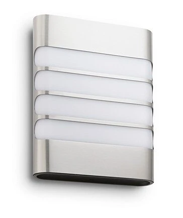 Philips myGarden Raccoon LED Wandleuchte edelstahl