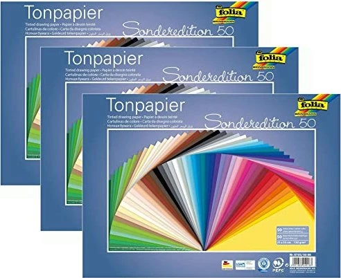 Folia Tonpapier, 250x300mm, 130g/m², 50 Blatt