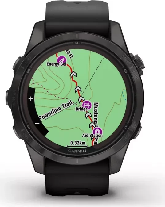 Garmin Fenix 7S Pro Sapphire Solar black/carbon grey