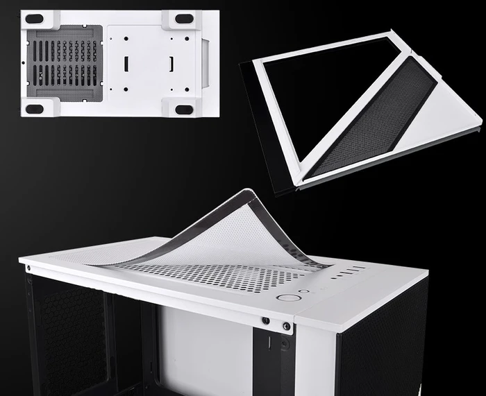 Thermaltake Divider 170 TG ARGB Snow Edition, weiß, Glasfenster