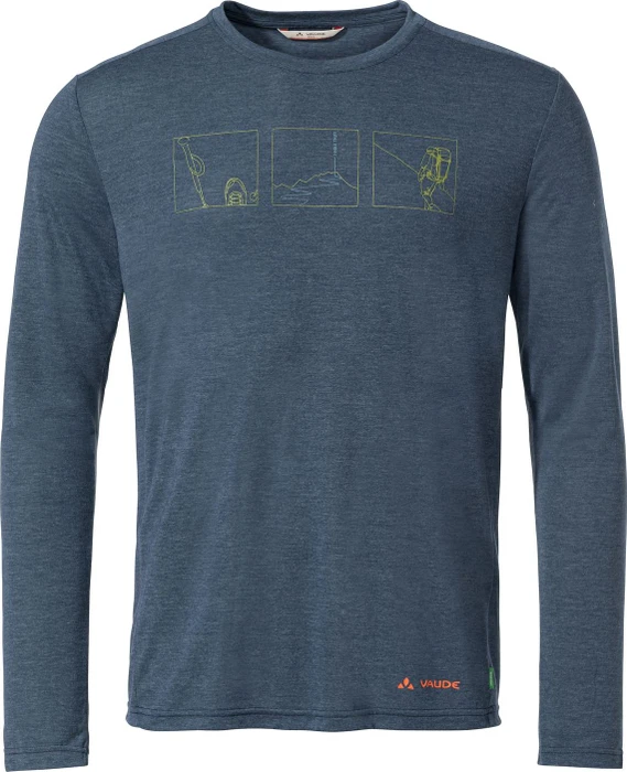 Vaude Rosemoor II Funktionsshirt langarm dark sea (Herren)