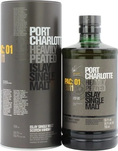 Bruichladdich Port Charlotte Heavily Peated PAC: 01 2011 700ml