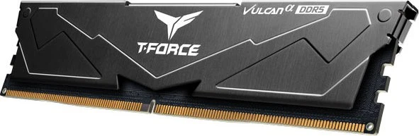 TeamGroup T-Force VULCANα schwarz UDIMM 16GB, DDR5-6000, CL30-36-36-76, X8